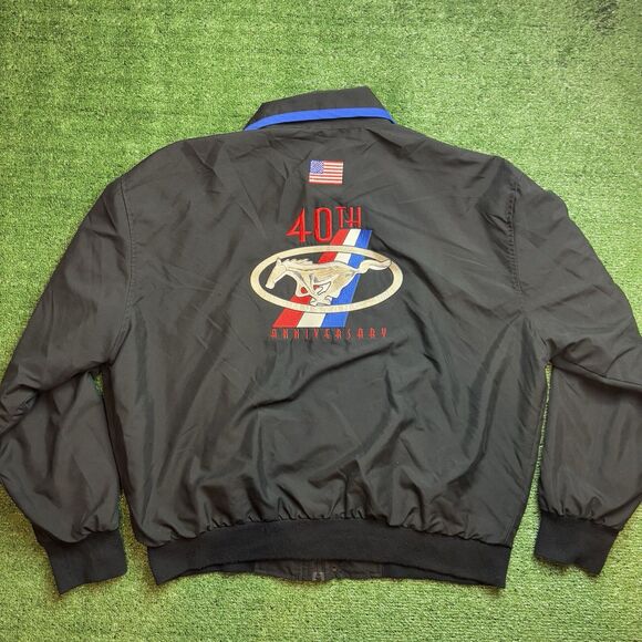 Vintage Crown 1999 Ford Mustang 40th Anniversary Jacket Men’s Large Made In USA